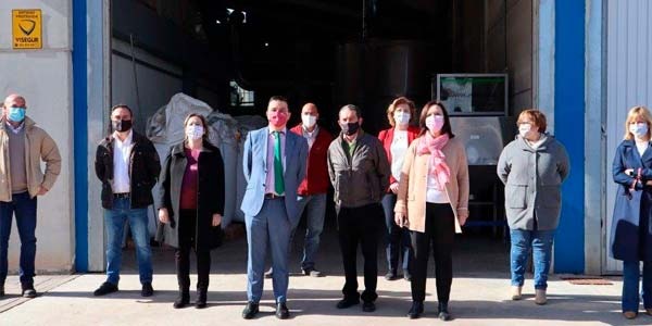 Visita del Consejero de Agricultura a Ecopistacho