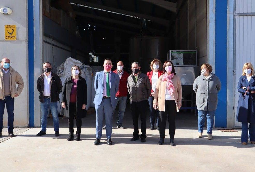 Visita del Consejero de Agricultura a Ecopistacho